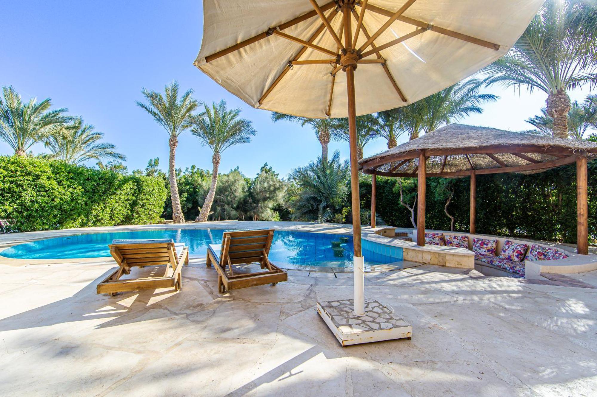 Cozy With Private Pool In Upper Nubia Villa Hurghada